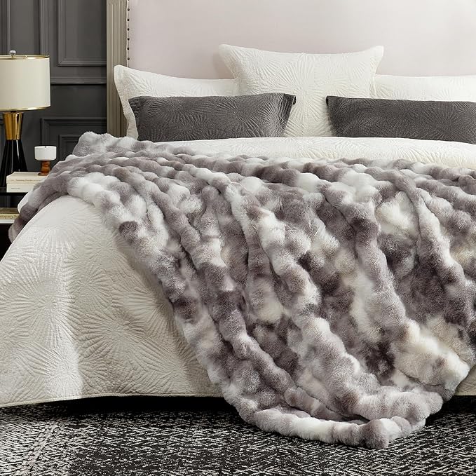 Cozy Bliss Faux Fur Throw Blanket - Image 6