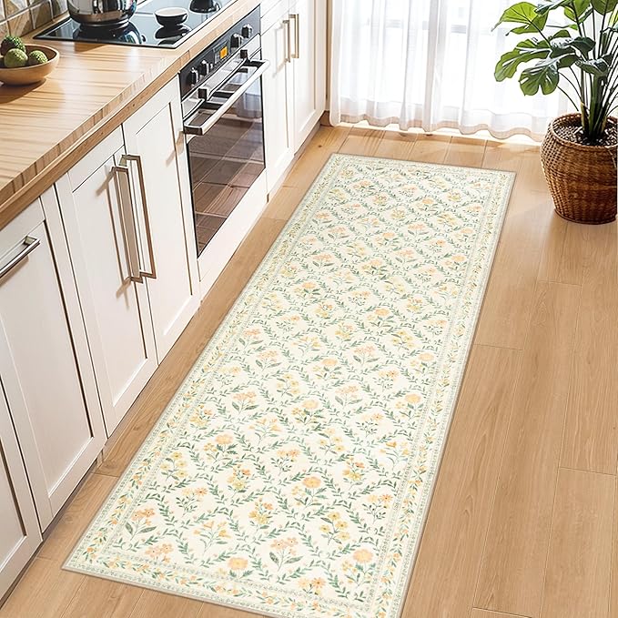 Runner Rug for Entryway: 2x6 Kitchen Rugs Non Slip Washable Ultra-Thin Soft - Image 6
