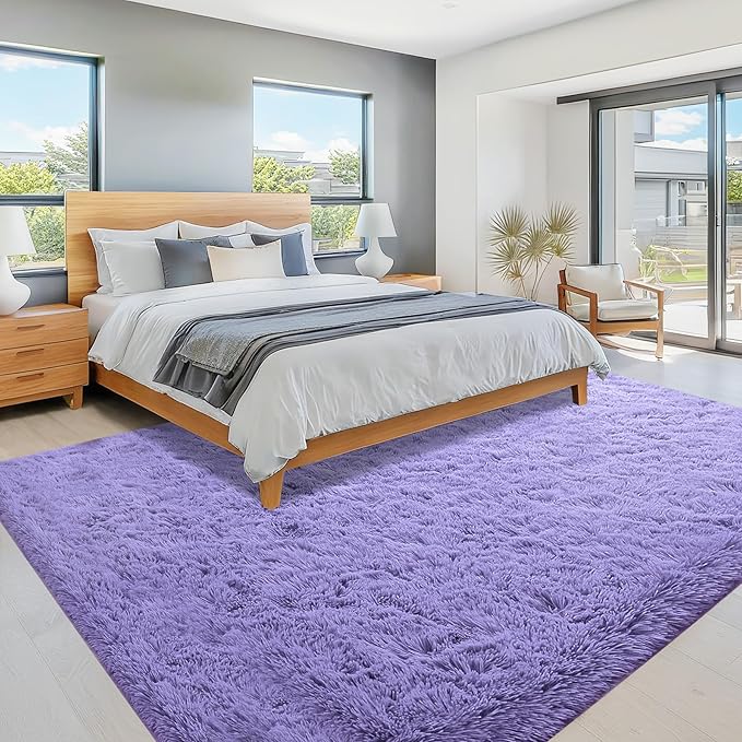 6x9 Area Rug for Living Room: Fluffy Shag Soft Washable Rugs Large Fuzzy Plush - Image 6