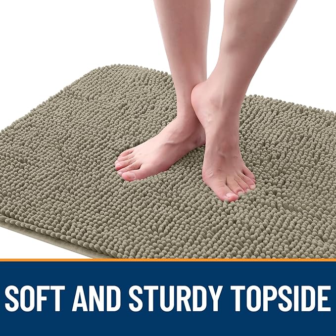 OLANLY Dog Door Mat for Muddy Paws 59x35, Absorbs Moisture and Dirt, Absorbent - Image 4