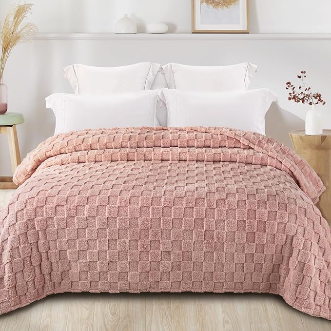 Exclusivo Mezcla Queen Size Flannel Fleece Blanket, Super Soft and Warm - Image 3