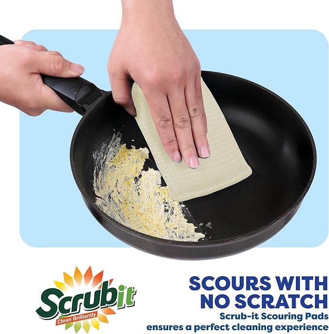 24 Pack Scrub Sponges Kitchen by SCRUBIT, Non-Scratch Cleaning Sponges - Image 4
