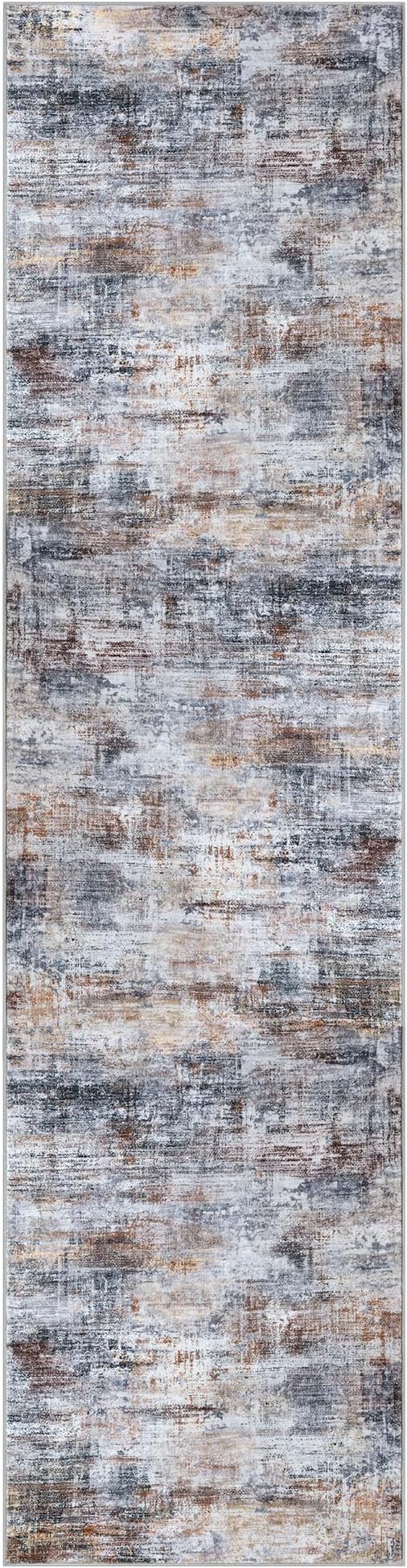 IOHOUZE Abstract Runner Rug 2x8 Ft Washable Runners - Image 9