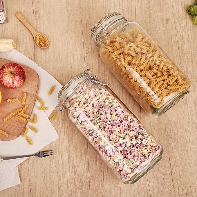 Liuruiyu 78oz Glass Food Storage Jars - Image 4