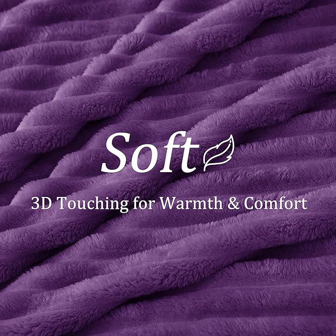 BEDELITE Twin Blanket for Couch & Bed, 300GSM Soft & Warm Fleece Blanket - Image 3
