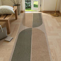 Lahome Enfys Modern Rainbow Easy Jute Rug, 2x8 Hallway Runner Washable Rugs by Lahome