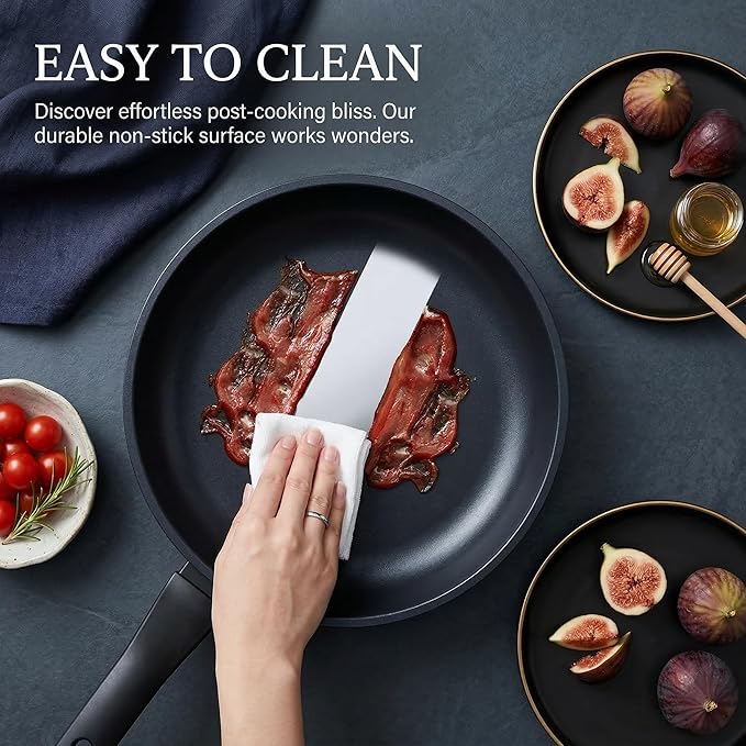 Nonstick Frying Pan Skillet, 8 Inch Frying Pan Skillet, Egg pans, Omelette Pan - Image 2
