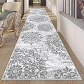HEBE Hallway Runner Rug 2'8''x12' Washable Vintage Distressed Area Rugs Non by HEBE