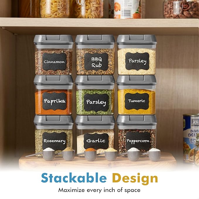 Shazo 9 PC Airtight Food Storage Containers