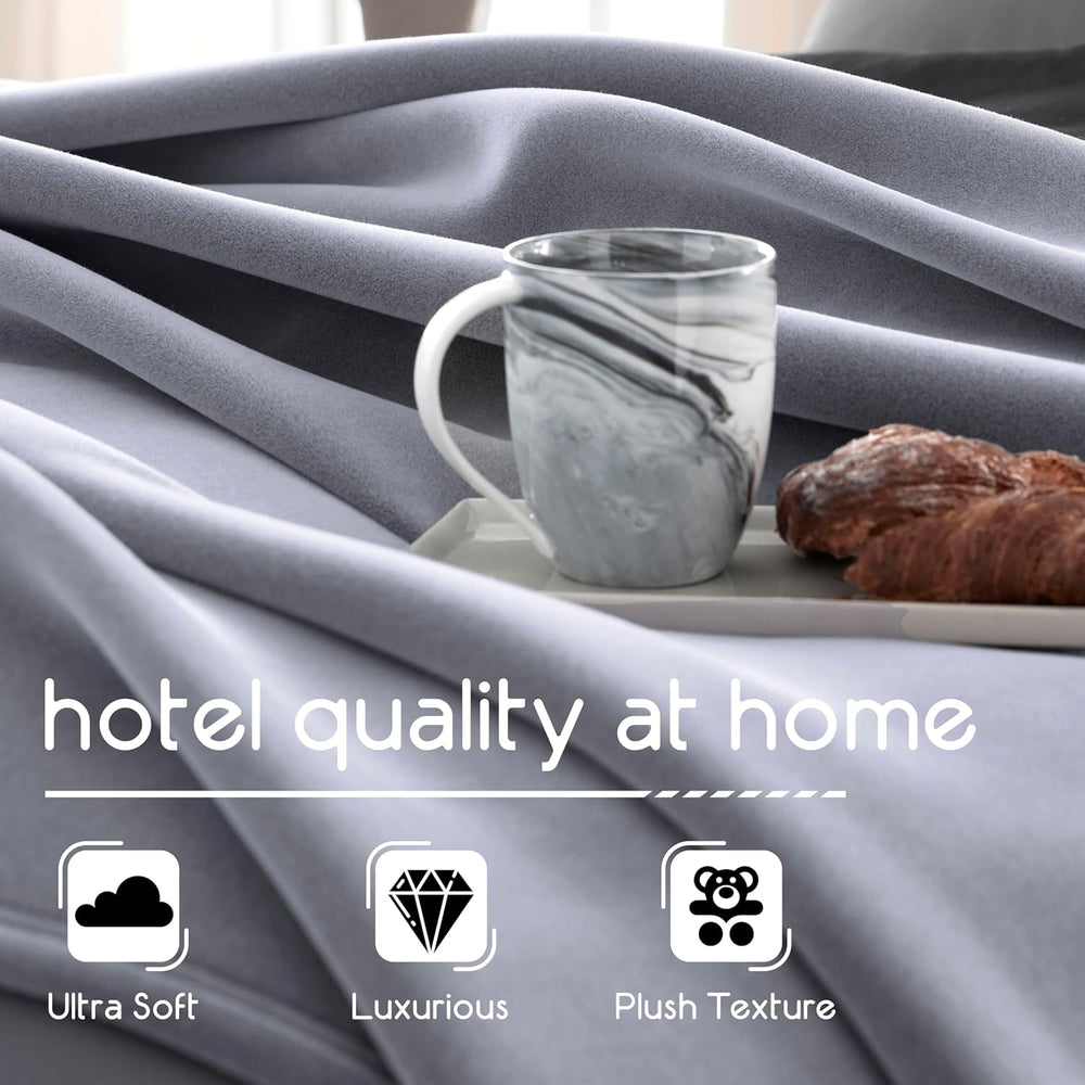 Vellux 1B07037 Original Insulating Core Hotel Style Solid blanket Machine Was...