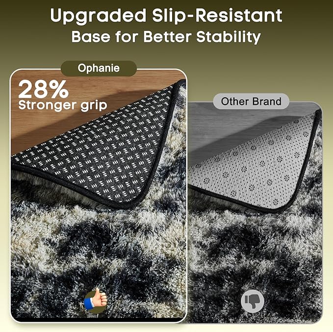 Ophanie Black Gold and Grey Area Rugs - Image 4