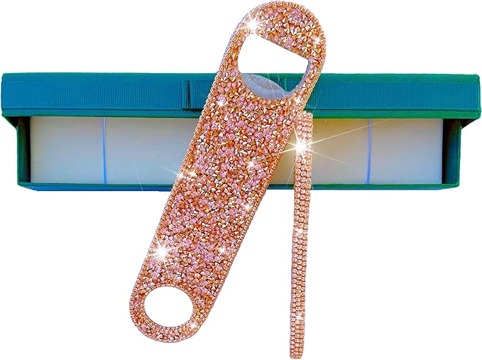 Rose Gold Beer Bottle Opener Diamond Bling Beer Bottle Opener by Unknown
