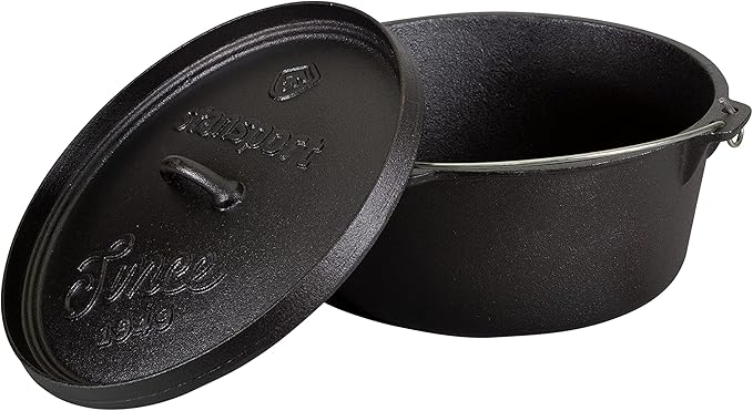 Stansport Pre-Seasoned Cast Iron Dutch Oven - Image 2