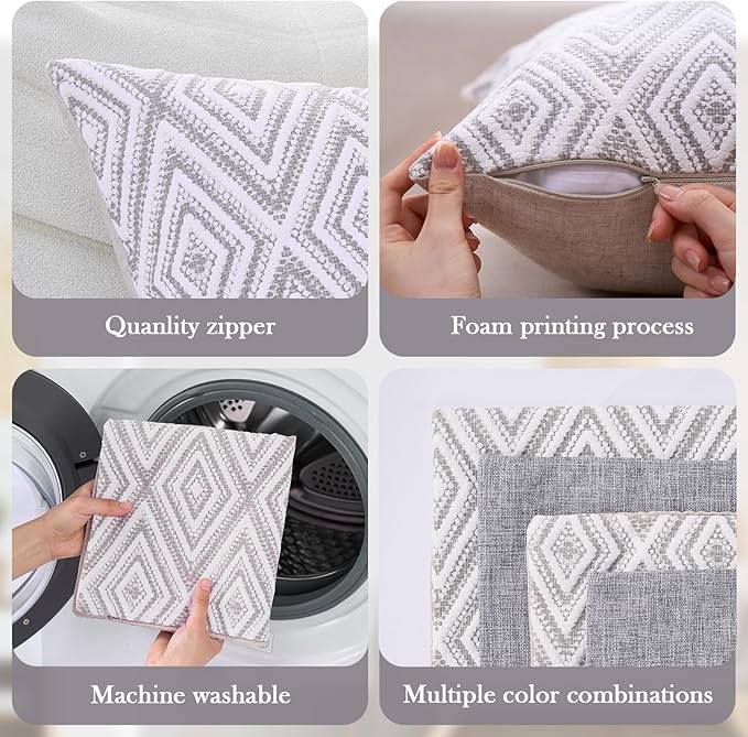 hpuk Decorative Pillow Covers Couch Pillow Covers Throw Pillow Covers - Image 4