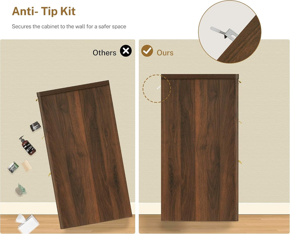 63" Dresser for Bedroom with 9 Drawers, Modern Dressers & Chest of D...