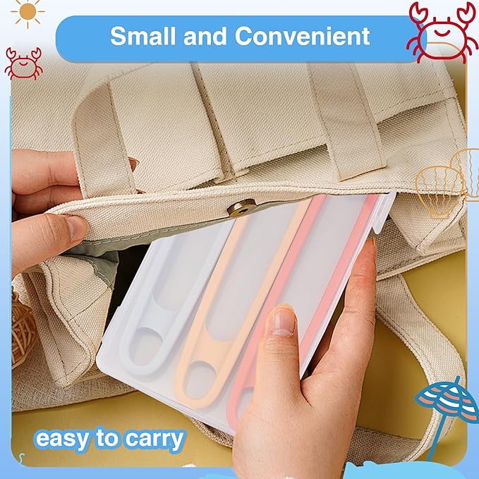 3 Pcs Silicone Mini Tongs 5.5 Inch 3 Colors Small Toddler Tongs, Silicone - Image 4