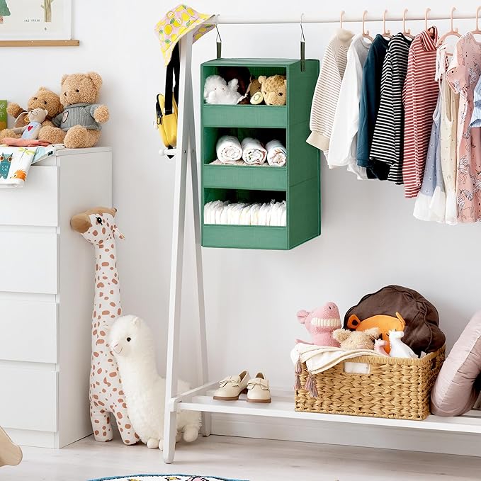 GRANNY SAYS 3-Shelf Closet Organizers and Storage, Foldable Hanging Closet - Image 2