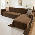 Sectional Couch Covers, 2 Pieces Washable L Shaped Couch Covers Sofa Blanket by Unknown