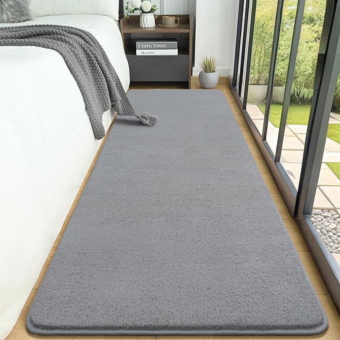 AROGAN Shag Runner Rug for Hallways, 2x6 Feet Washable Rugs - Image 2
