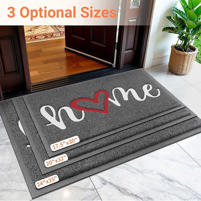 StepLively Door Mat Home Welcome Mats Outdoor and Indoor, Heavy-Duty - Image 2