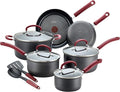T-fal Ultimate Hard Anodized Nonstick Cookware Set 12 Piece, Oven Broiler Safe by T-falbrand