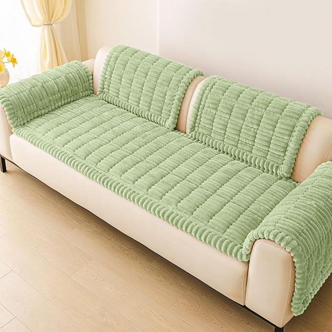 hyha Couch Covers for Dogs Washable, Non Slip Plush Dog Sofa Protectors - Image 9