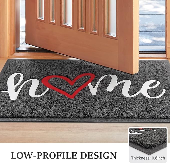 BeneathYourFeet Door Mat, Welcome Mat Low Profile Floor Mat Front Doormat - Image 4