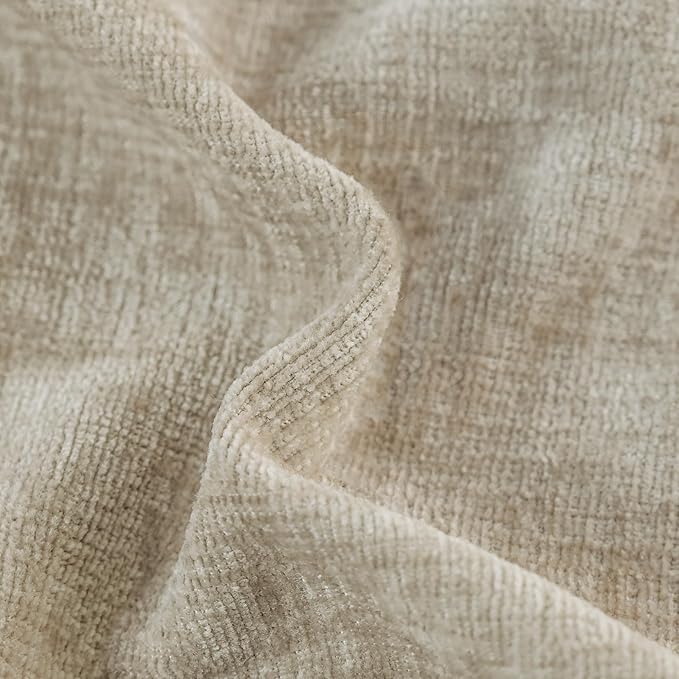 CaliTime Throw Pillow Covers Decorative 22 X 22 Inches Pack of 2 Cozy Chenille - Image 2