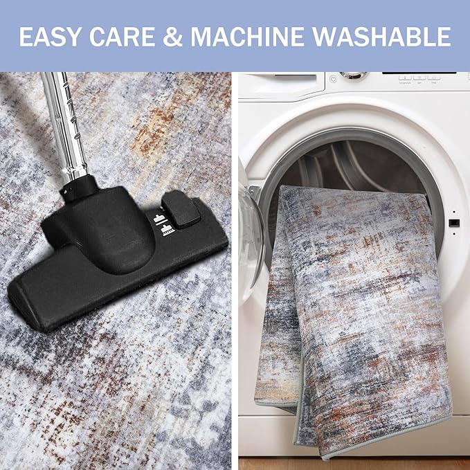 IOHOUZE Abstract Area Rugs 5x7 Ft Washable Rugs - Image 3