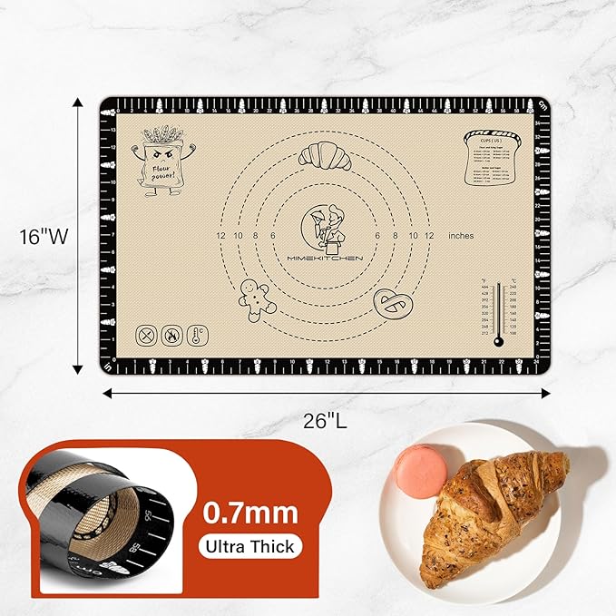 Silicone Baking Mat with Recipes, Silicone Mat - Image 3