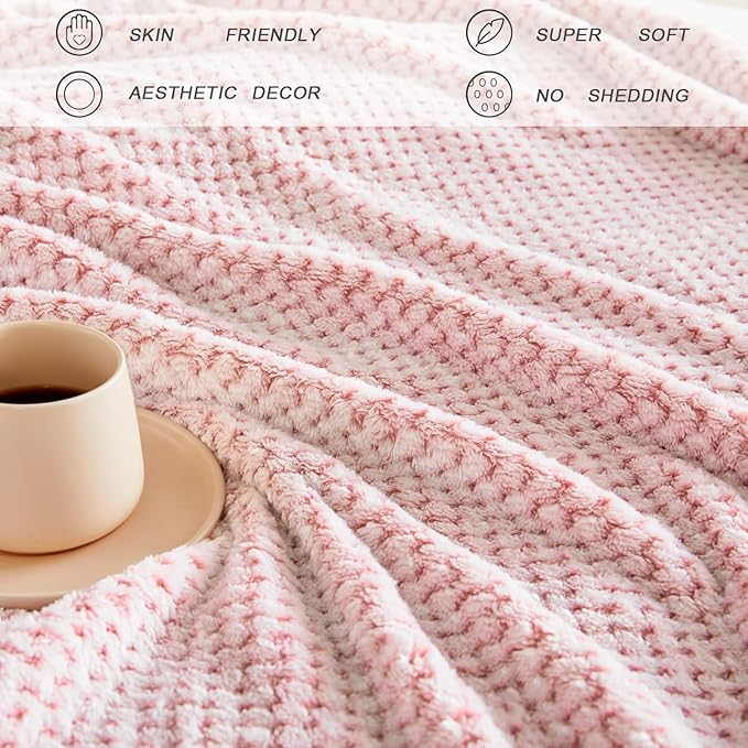 Exclusivo Mezcla Fleece Throw Blanket Extra Large, Super Soft and Warm Blankets - Image 2