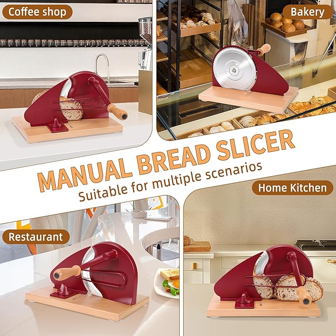 CAWIU Upgraded Manual Bread Slicer