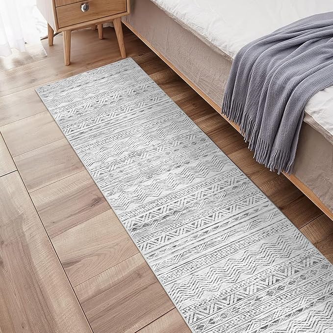 Moroccan Washable Hallway Runner Rug - Image 4
