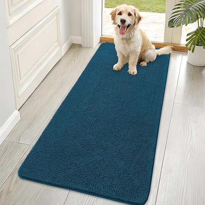 OLANLY Dog Door Mat for Muddy Paws 70x35, Absorbs Moisture and Dirt, Absorbent by OLANLY