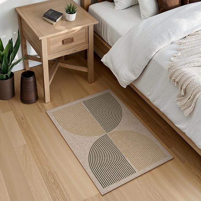 Lahome Enfys Rainbow Easy Jute Rug, 2x3 Entryway Rug Indoor Outdoor Front Door - Image 6