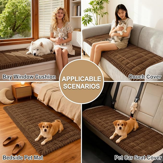 hyha Couch Covers for Dogs Washable, Non Slip Plush Dog Sofa Protectors - Image 4