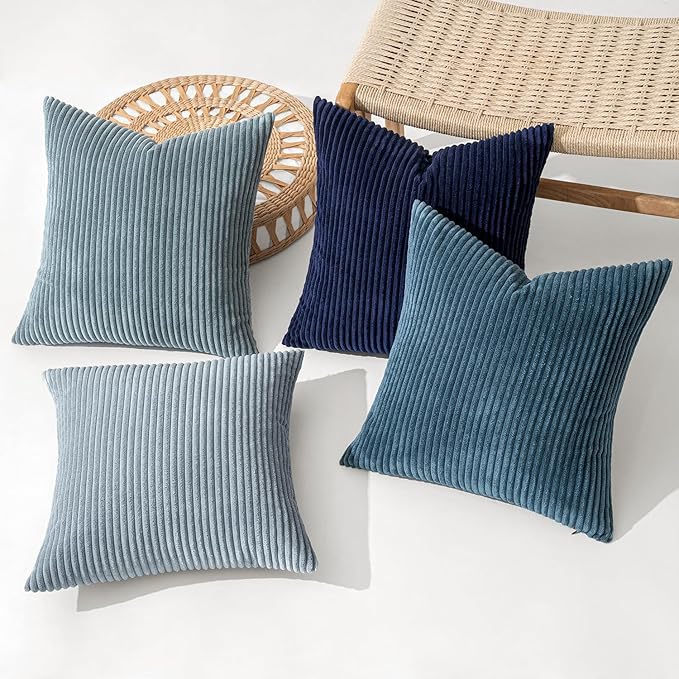 MIULEE Summer Throw Pillow Covers 18x18 Inch Set of 4 Western Neutral - Image 2