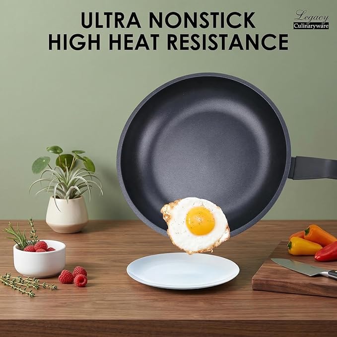 Nonstick Frying Pan Skillet, 8 Inch Frying Pan Skillet, Egg pans, Omelette Pan - Image 3