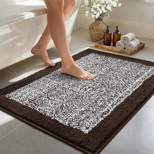 48x32 Large Bathroom Rugs Washable Non Slip, Soft Absorbent Quick Dry Mats by Unknown