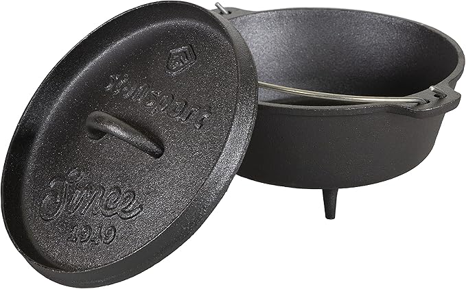 Stansport Pre-Seasoned Cast Iron Dutch Oven - Image 2