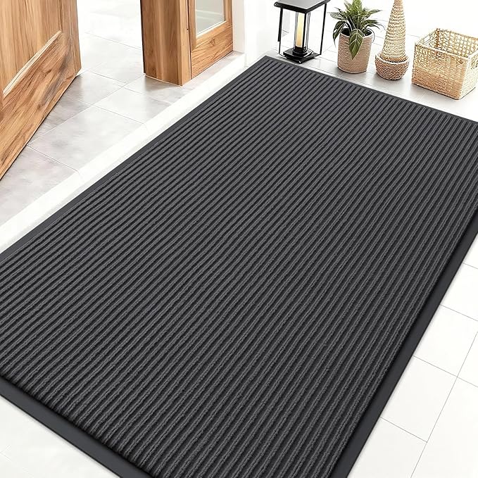 OLANLY Front Door Mat Indoor Outdoor Entrance, Waterproof Heavy Duty Doormat by OLANLY