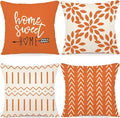 YCOLL Fall Pillow Covers 22x22 Set of 4, Modern Sofa Throw Pillow Cover by PillowCoversExpert