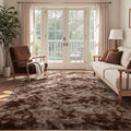 6x9 Ft Large Shag Brown Area Rug by Cuzwlovita