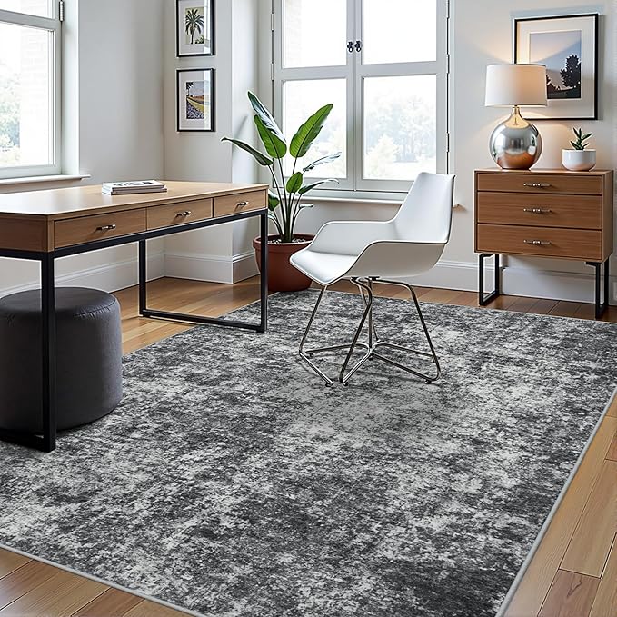 5x8 Area Rugs for Living Room Rug Washable: Abstract Rug for Dining Room - Image 3