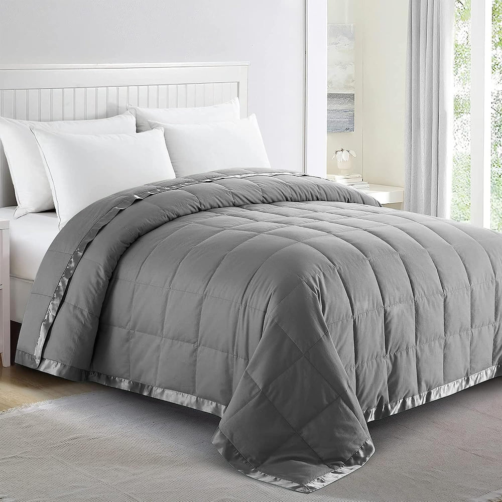 puredown® Blankets Queen Size - Soft Lightweight Down Blanket for Bed, Cozy W...