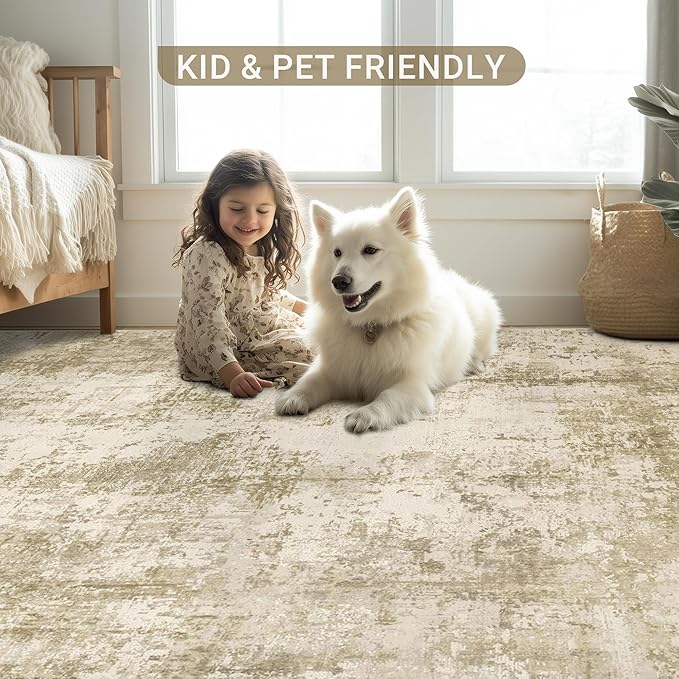 LEPEII 8x10 Area Rugs, Machine Washable Low Pile Rugs - Image 7