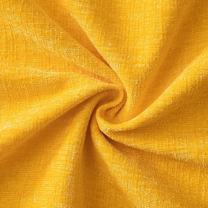 MIULEE Pack of 2 Couch Throw Pillow Covers 20x20 Inch Soft Goose Yellow - Image 2