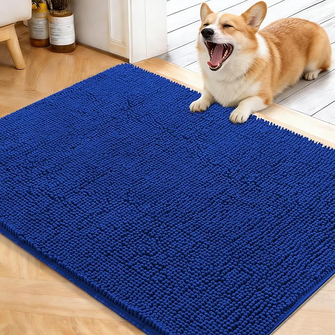 OLANLY Dog Door Mat for Muddy Paws 40x32, Absorbs Moisture and Dirt, Absorbent by OLANLY
