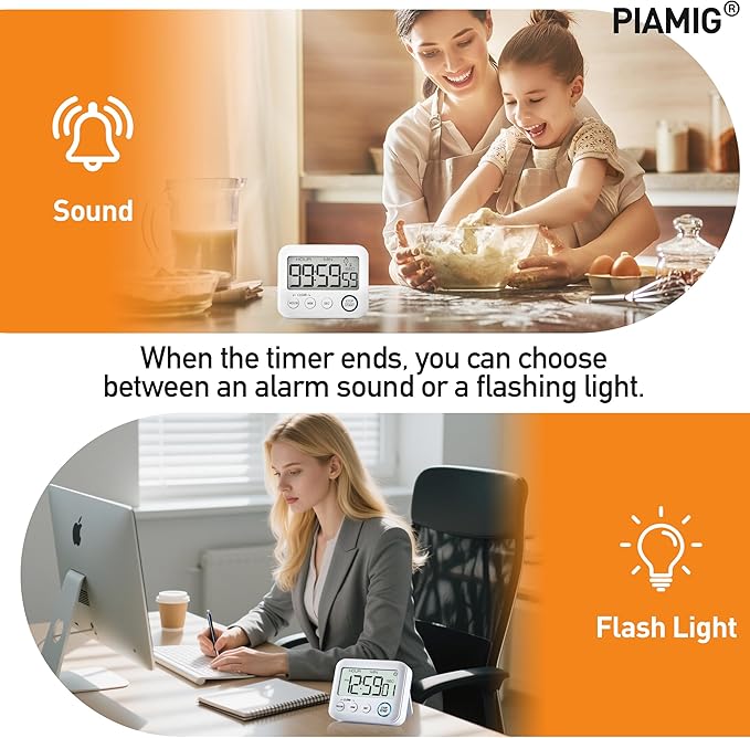Digital Kitchen Timer Alarm Clock - Image 3