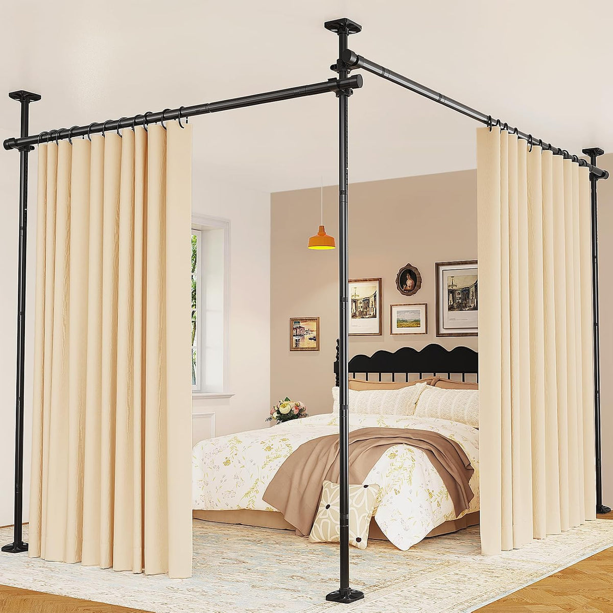 goovilla room divider for room separation, 4-10ft(h) 28-114inch(w), main product view
